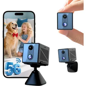 2026 Upgraded 5GHz WiFi 4K Spy Camera, Mini Hidden Camera with Long Battery Life, Night Vision, Motion Detection, Free Cloud Storage, Wireless Indoor Nanny Cam for Home Security