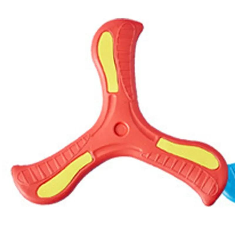 Children Boomerang Soft Three-leaf Cross Outdoor Toy Flying Disc Adult-kids Interactive Sports Toy for Puzzle Decompression Gift #RRB