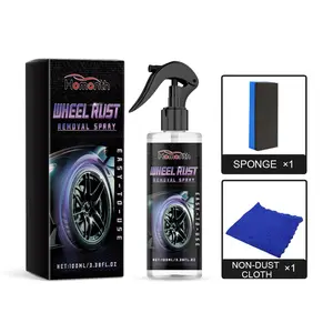 Wheel Rust Removal Spray, Automobile Tire Wheel Rust Cleaning Rust Removal Renovation Decontamination Brightener