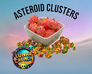 Freeze-Dried Asteroid Clusters, Freeze-dried Candy, Candy Snack Candy Gummy