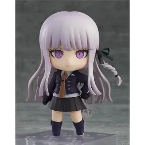 （Free shipping）10cm Q version Danganronpa Kirigiri Kyoko Movable Face Change No.2625 Collectible Decoration Desktop Birthday Christmas Gift Toy