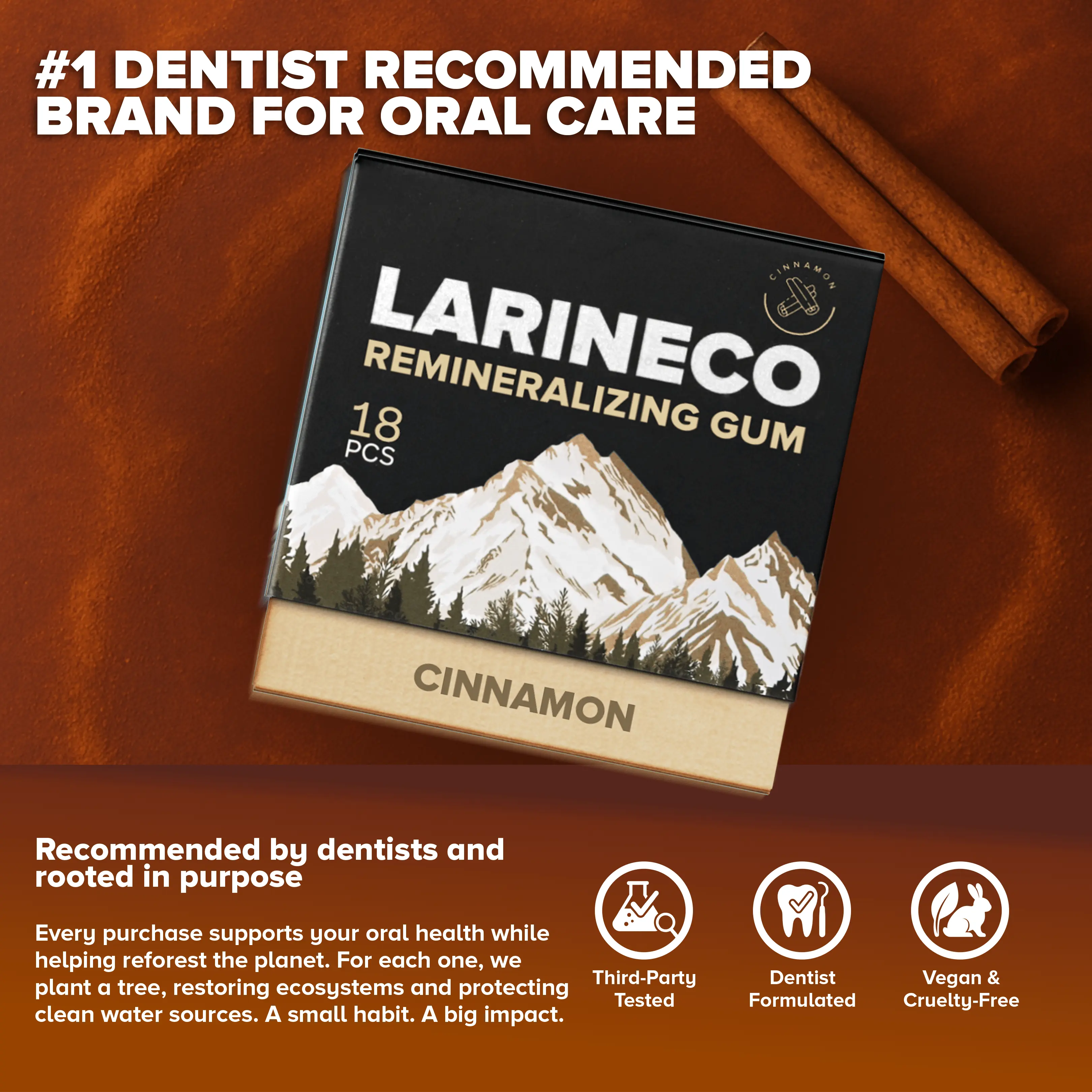 Larineco™️ - Cinnamon Remineralizing Gum