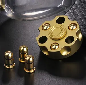 Revolver Fidget Spinner | Ultra-Silent Premium Metal Stress Relief Toy | EDC Gift