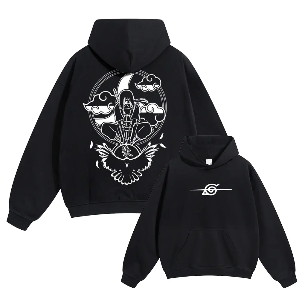 Naruto Unisex FallFreshness outfits men streetwear 80s 90s graphic tees cotton Anime funny 300G Hoodies men gifts