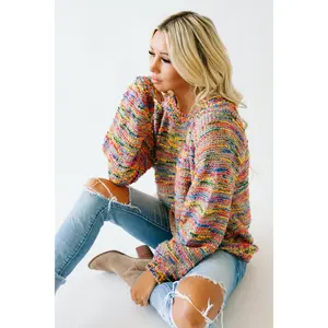 Funfetti Sweater for Women (#DNA Exclusive) - Fashion Knitwear Womenswear Rainbow