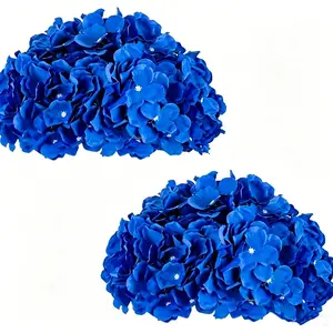 Realistic Blue Hydrangea Decorative Piece, European Style Home Desktop Decoration, Living Room Sample Room Soft Furnishings, Artificial Flower Arrangement