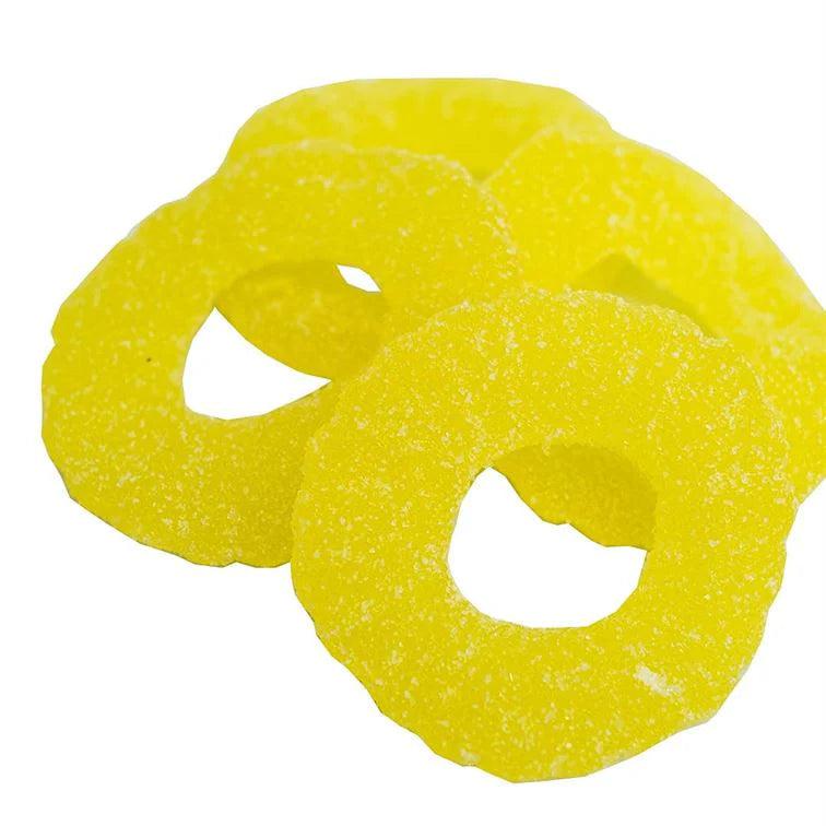 Vidal Gummi Candy 2.2 lb – Chewy Fruity Gummies: Spicy Mango & Pineapple Rings, Single or 2-Pack Combo