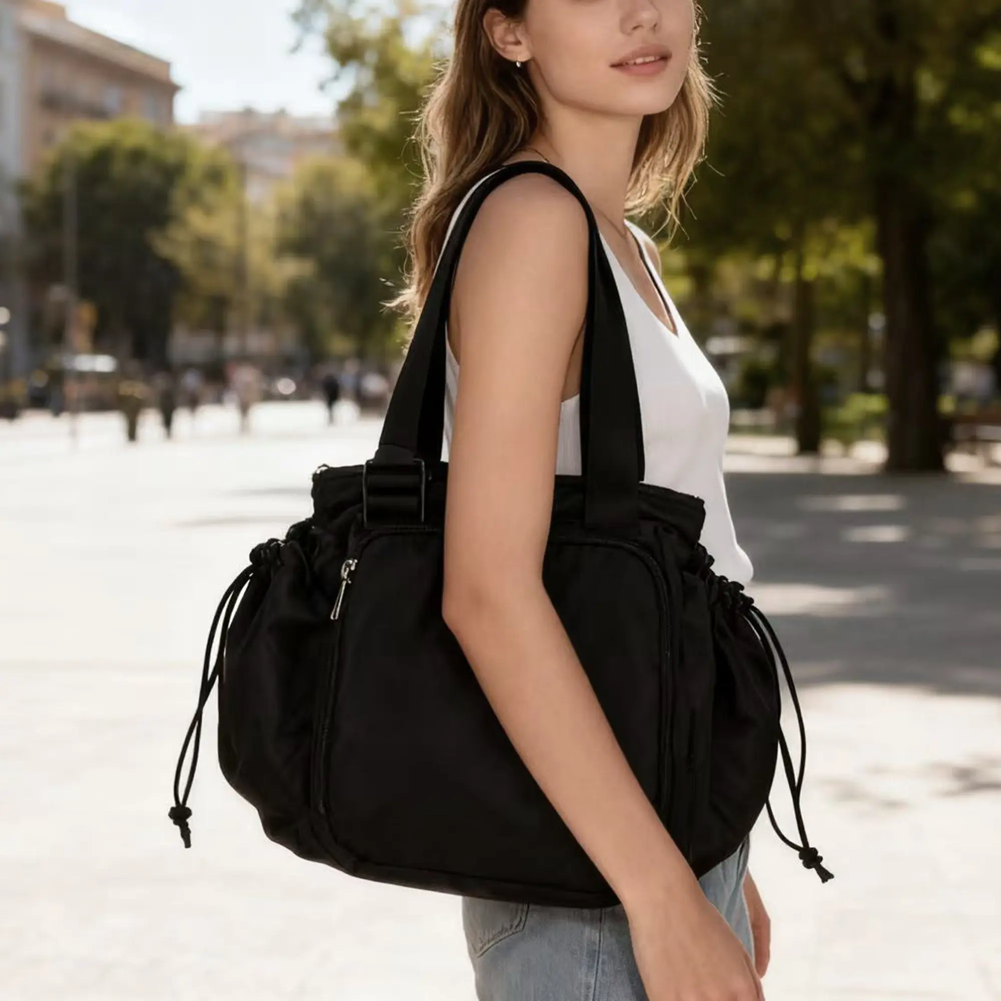 BIIVOYA Summervibes Multi-Functional Diaper Bag Backpack 