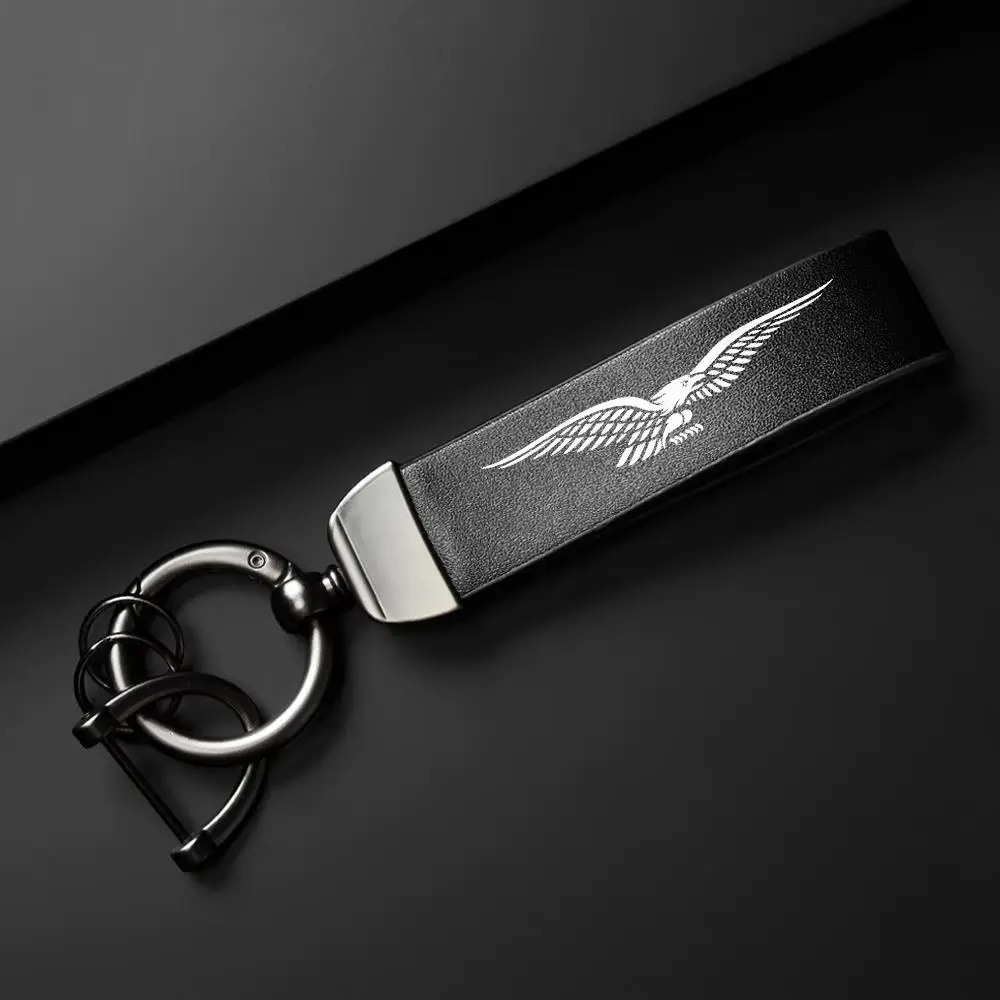 Motorcycle Keychain Holder, PU Leather Car Keychain Holder, Durable Keyring Accessory for Motorcycle Enthusiasts, Universal Car Accessories, Key Holders