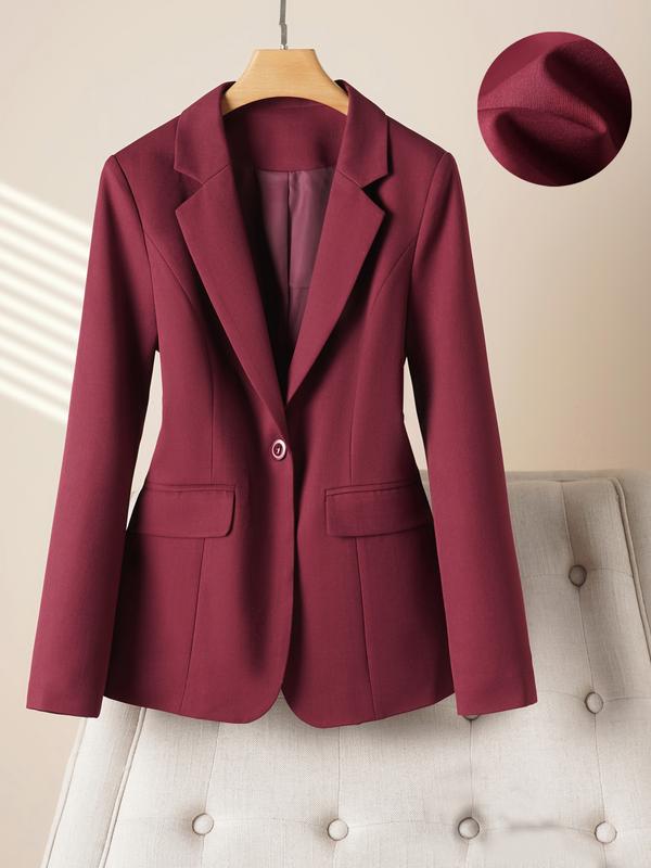 Women's Fashion Blazer Jacket, Professional Office Wear, Stylish Ladies Suit Coat, Elegant Workwear Outerwear for Women