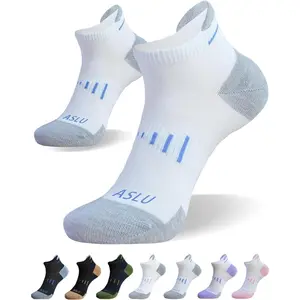 6/12Pairs Seamless Athletic Ankle Socks for Men Women | Arch Support, Fast-Drying, Soft & Breathable