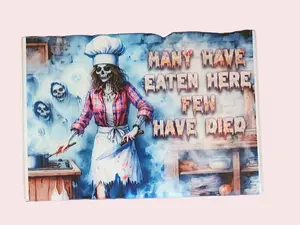 11”x7.5” Tempered Glass Cutting Board – Design #36