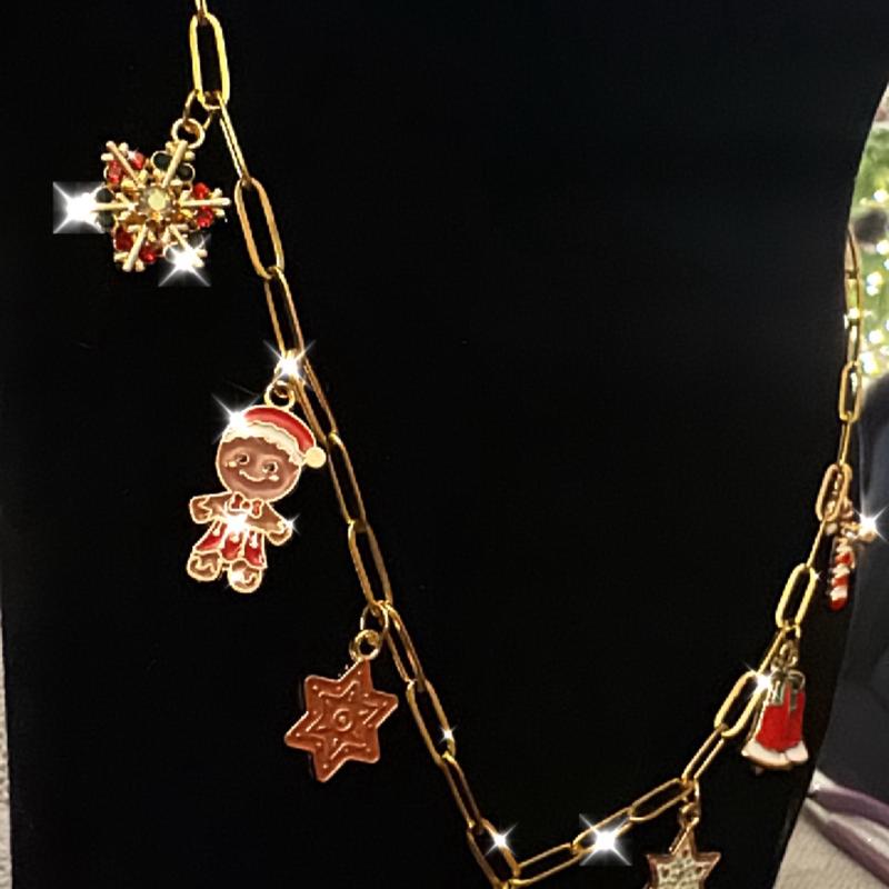 Adorable Penguin Holiday Themed Charm Necklaces for Women customized jewelry christmas gift necklace Enamel advent