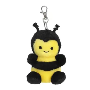 Palm Pals Adorable Queeny Bee Yellow Soft Plush Collectable Stuffed Animal
