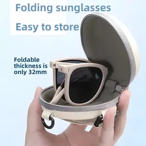 Folding sunglasses with a high-end feel, outdoor sun protection sunglasses, driving-specific sunglasses, UV protection, anti-glare biking