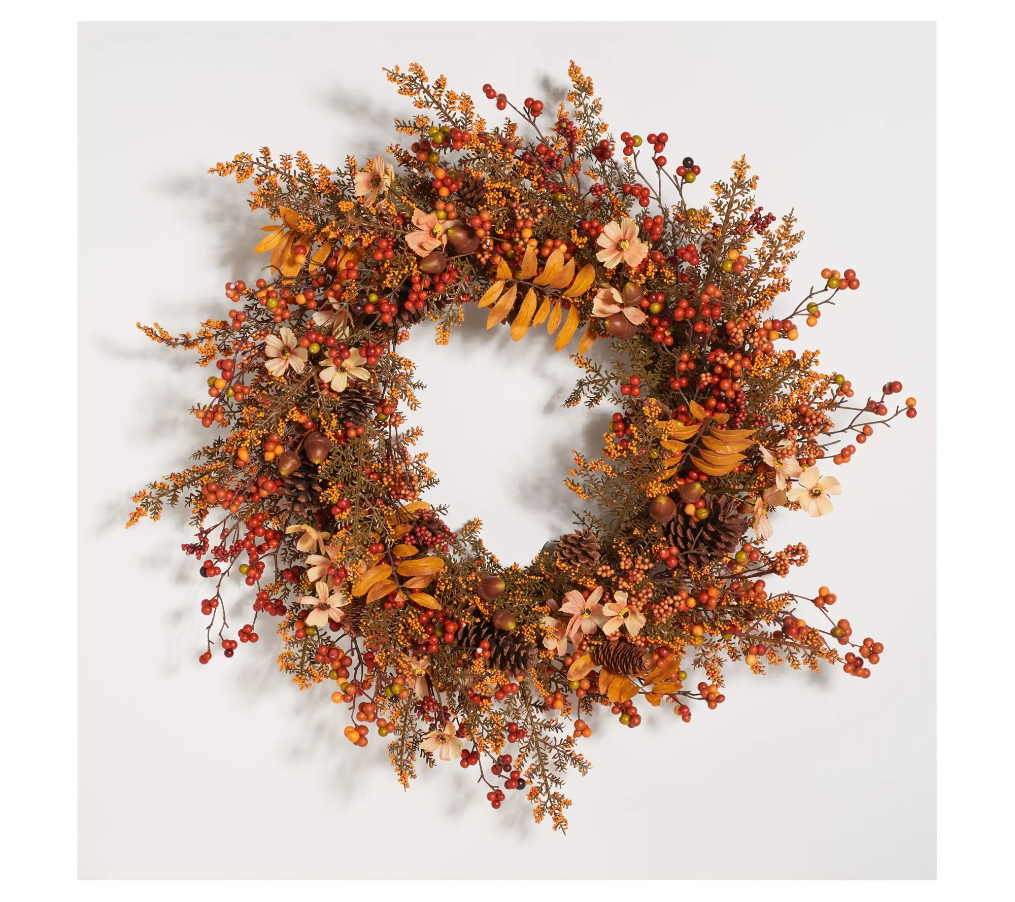 Safavieh Faux 32" Eucalyptus & Lotus Wreath wit h Pine Cones Safavieh Faux 32" Eucalyptus & Lotus Wreath wit h Pine Cones