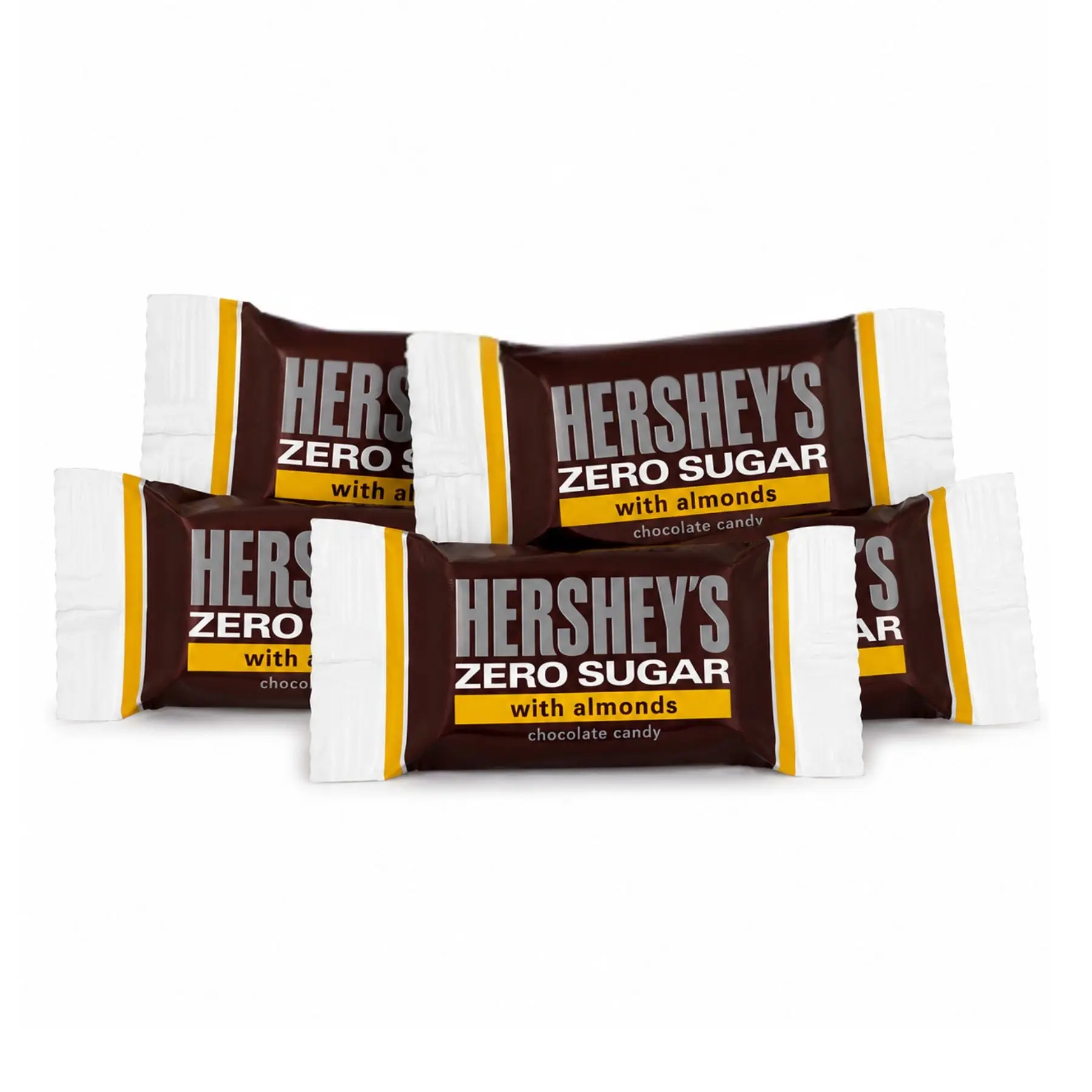 Hershey's Zero Sugar Milk Chocolate With Almonds – Snack Size – Bulk Value Bag