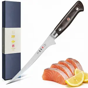 Kanngou 7" Professional Japanese fish knife – Ultra Sharp Custom Kitchen Knife, Premium Kitchen Gadget Gift for Men & Women, Perfect Gift for Mom, Dad with Luxury Gift Box