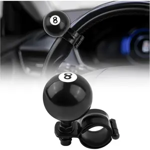 8 Ball Steering Wheel Knob Spinner, Suicide Knob, Heavy Car Turning Suicide Spinner Handle, Universal 360 Degrees Rotation Steering Wheel Accessories Compatible with Most Vehicles