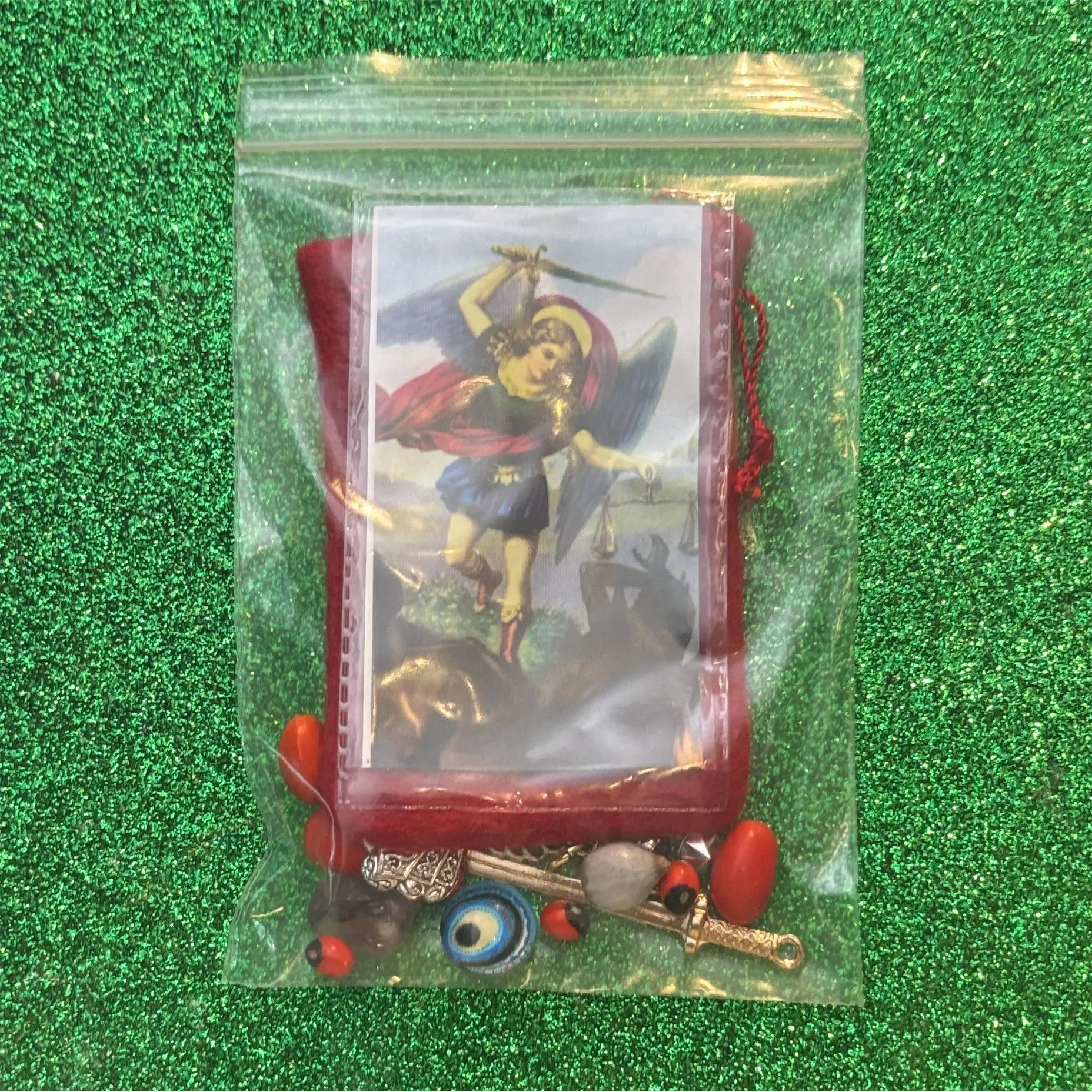 Saint Michael San Miguel Amulet