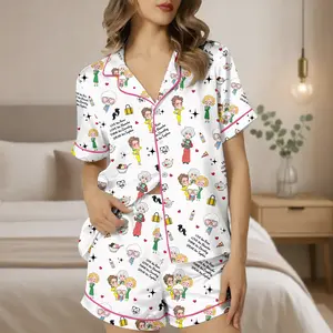 Golden Girl Pajamas Set, 80’s TV Sitcom Women Pajamas, Stay Golden Set, Golden Girls Fan Gift