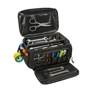 OUTGOODS Durable  Canvas Tool Bag Portable Heavy Duty Outdoor Work Tool Organizer Pouch