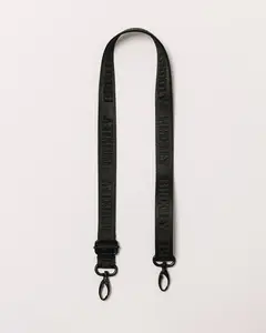 Black Brixley Logo Strap
