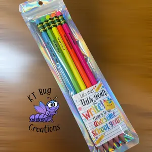 Neon Positivity Pencils
