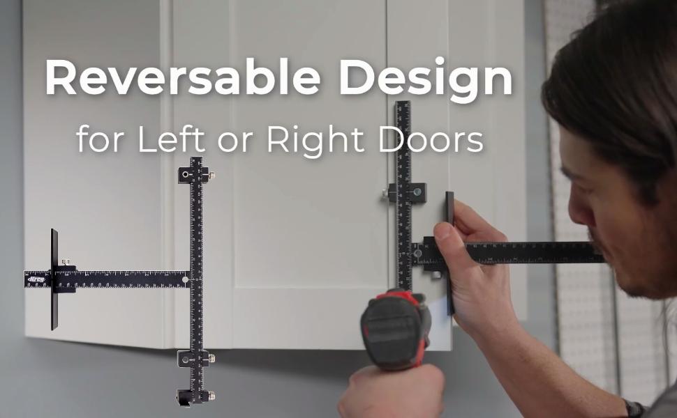 Kreg Cabinet Hardware Jig Pro (KHI-XLPULL) - Precision Knob & Pull Installation Tool, Adjustable Drill Guides, Reversible DesignKreg Tool