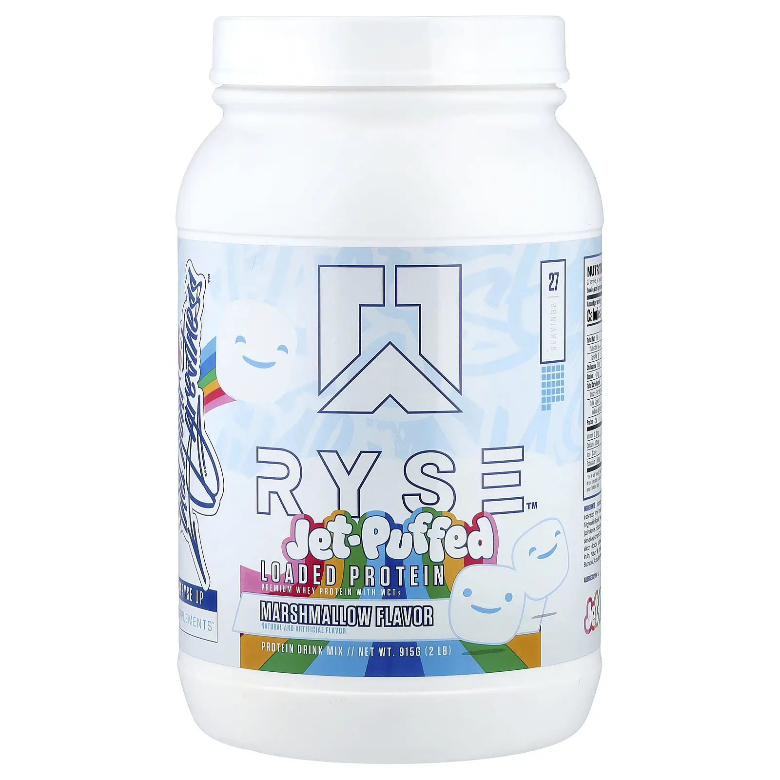 RYSE Loaded Protein, Jet-Puffed, Marshmallow, 2 lb (915 g) RYSE Loaded Protein, Jet-Puffed, Marshmallow, 2 lb (915 g)