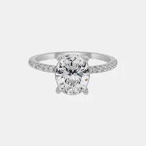【V10】3CT Cubic Zirconia RINGS - Unique Nature-Inspired Jewelry, Perfect Gift for Nature Lovers, Elegant Anniversary or Birthday Gift for Women
