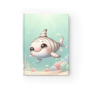 Adorable Shark Fish Journal - Ruled Line