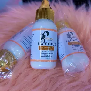 ChrisMa hair Glue ,Extreme Hold Lace Glue for Wigs, Waterproof, Invisible Bonding Glue 1.3 Ounce .