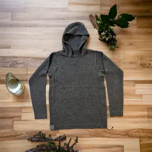 Luxury Baby Alpaca Hoodie – Heat Regulating Designer Outdoor Sweater for Men
