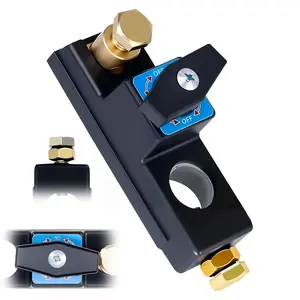 Heavy Duty Battery Disconnect Switch with Quick Release - Universal Master Isolator Kill Switch for Car, Boat, RV - Power Cut Off Shut Off Safety Switch