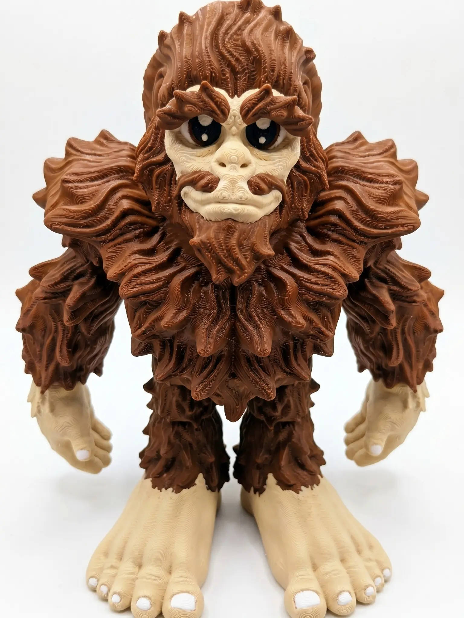 Miniature Bigfoot Sasquatch Collectible Figure — 3D Printed Cryptid Collectible - Cute Figure