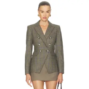 Veronica Beard Miller Dickey Jacket in Moss Multi