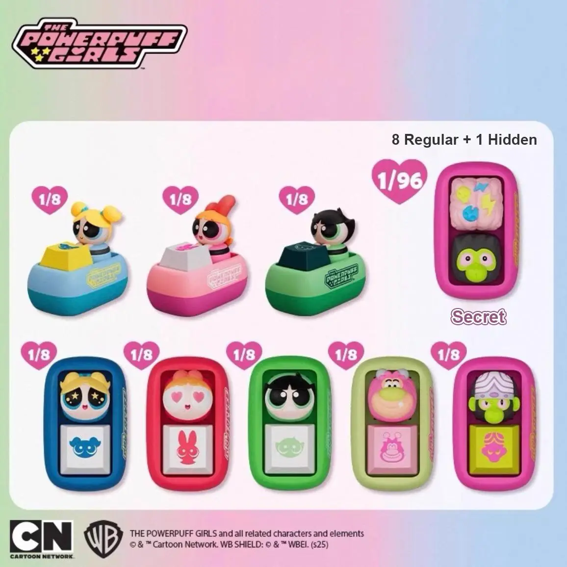 Powerpuff Girls Keycap Blind Box - Collectible Custom Mechanical