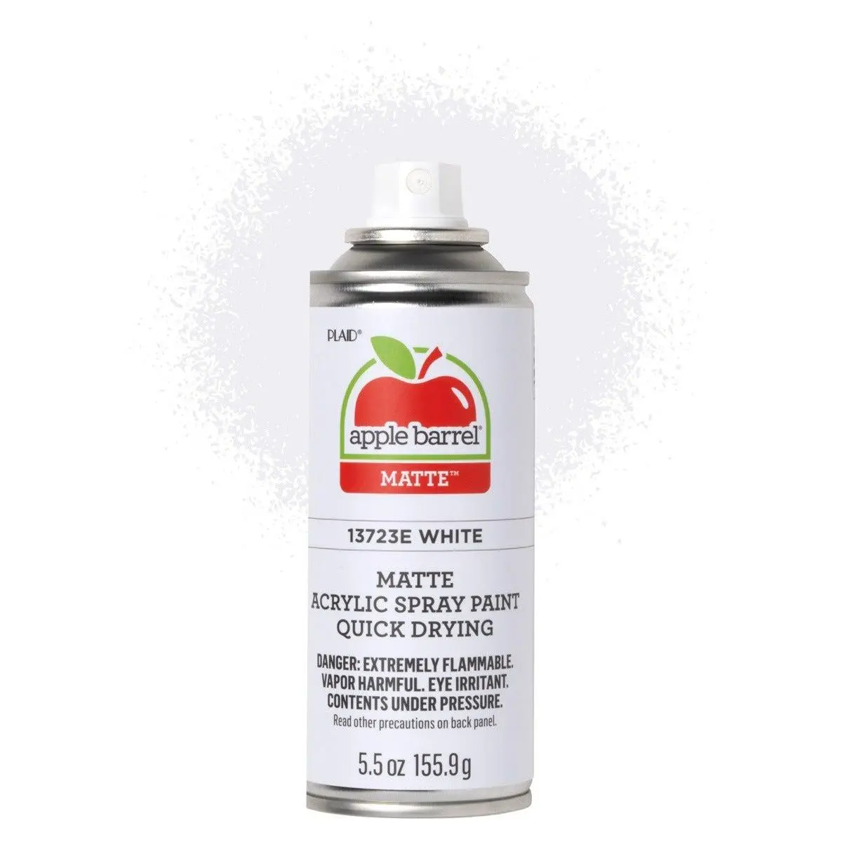 Apple Barrel Matte Acrylic Spray Paint – White - 13723E Apple Barrel Matte Acrylic Spray Paint – White - 13723E