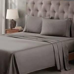 400 Thread Count Egyptian Cotton Sateen Bed Sheet Set