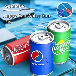 Toy Water Gun Can Sprayer Long Range Water Fight Keychain Pendant Gift, Fun Plaything Suitable for Friends