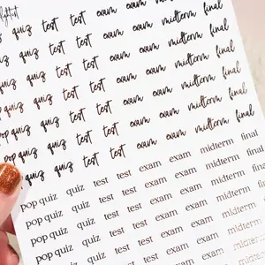 Student Planner Stickers for Organizing Dates Tasks & Notes Versatile for Planners Diaries Notebooks Easy to Use Essential for Students