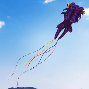 1PC Kite Giant 3D Goldfish Frameless Soft Parafoil Kite for Adults Easy Flyer Kites for Beach Park Garden Playground with 50m Line and 2 Kites Tail