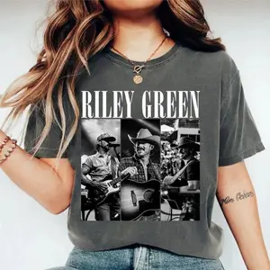 Riley Green Country Music Tour 2026 Cowboy As It Gets Vintage T-Shirt - Perfect Gift for Country Music Fans
