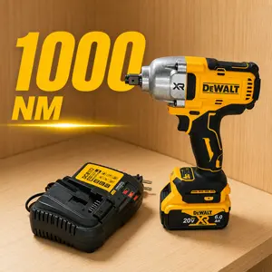 DEWALT DCF900 Impact Wrench 1/2" Inch High Torque 20V Brushless Cordless Tool with Hog Ring Anvil for Professional Use