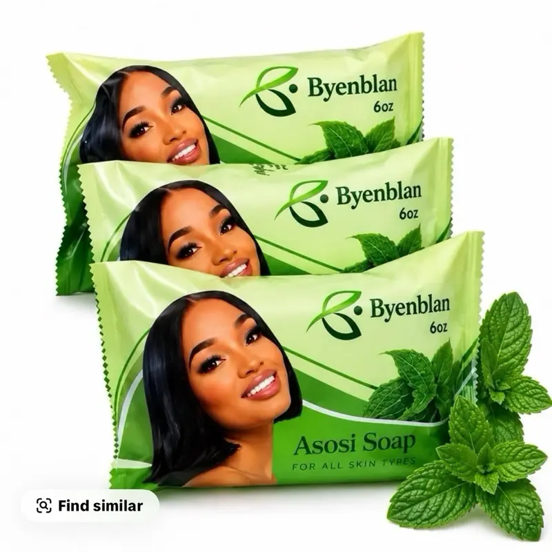 3 Pieces Byenblan Asosi Face & Body Soap Complete Collection For Optimal Health