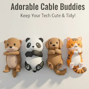 Animal Cable Holder | Cable Management | Stick-On Phone Charger