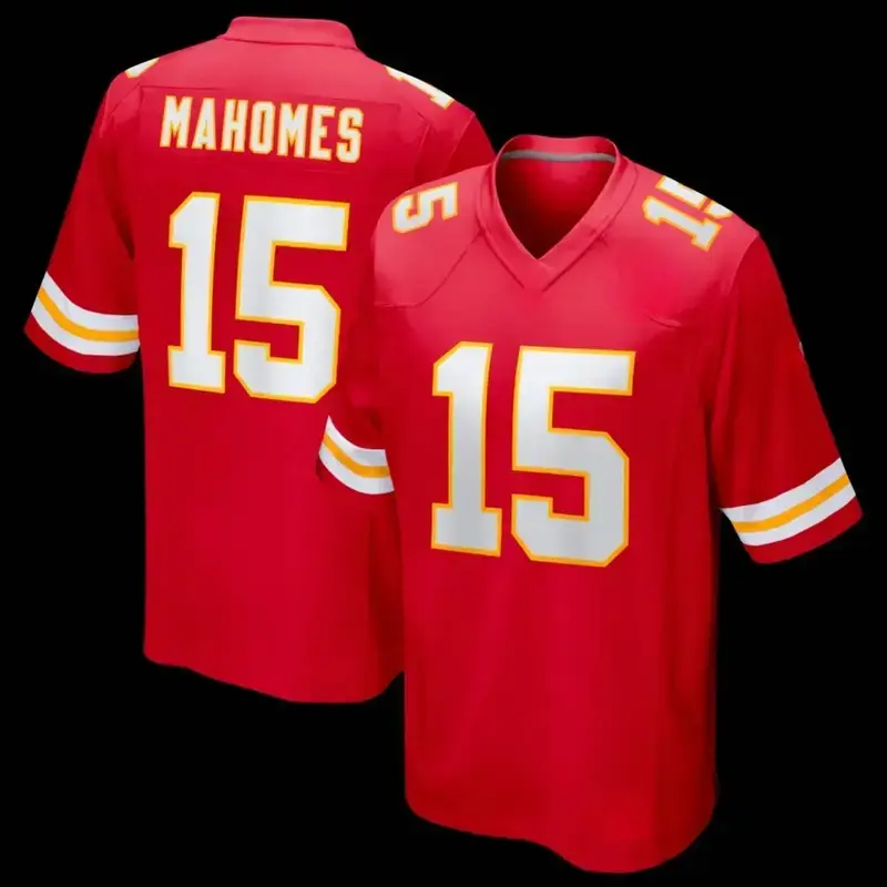 Men's Mahomes #15 American Football Collectible Jersey - Stylish, Comfortable, Breathable Sports Game Apparel, Gift For Fans, Trending 2026 for all