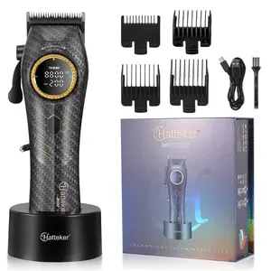 Professional Hair Clipper with High-Speed Motor-9000RMP, Cordless Hair Clippers Barber Clipper for Barber Shop,Rechargeable Hair Grooming Kit for Men, Electric Hair Cutting Tools,Beard Trimmer