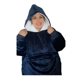 Heated Wearable Blanket Hoodie-Oversized USB Heated Sweatshirtwith 3 Heat SettingS, Cozy WarmDesign, Giant Pocket & Sleeves,Womenswear Tops